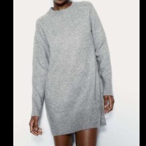 Zara Gray Sweater Dress✨